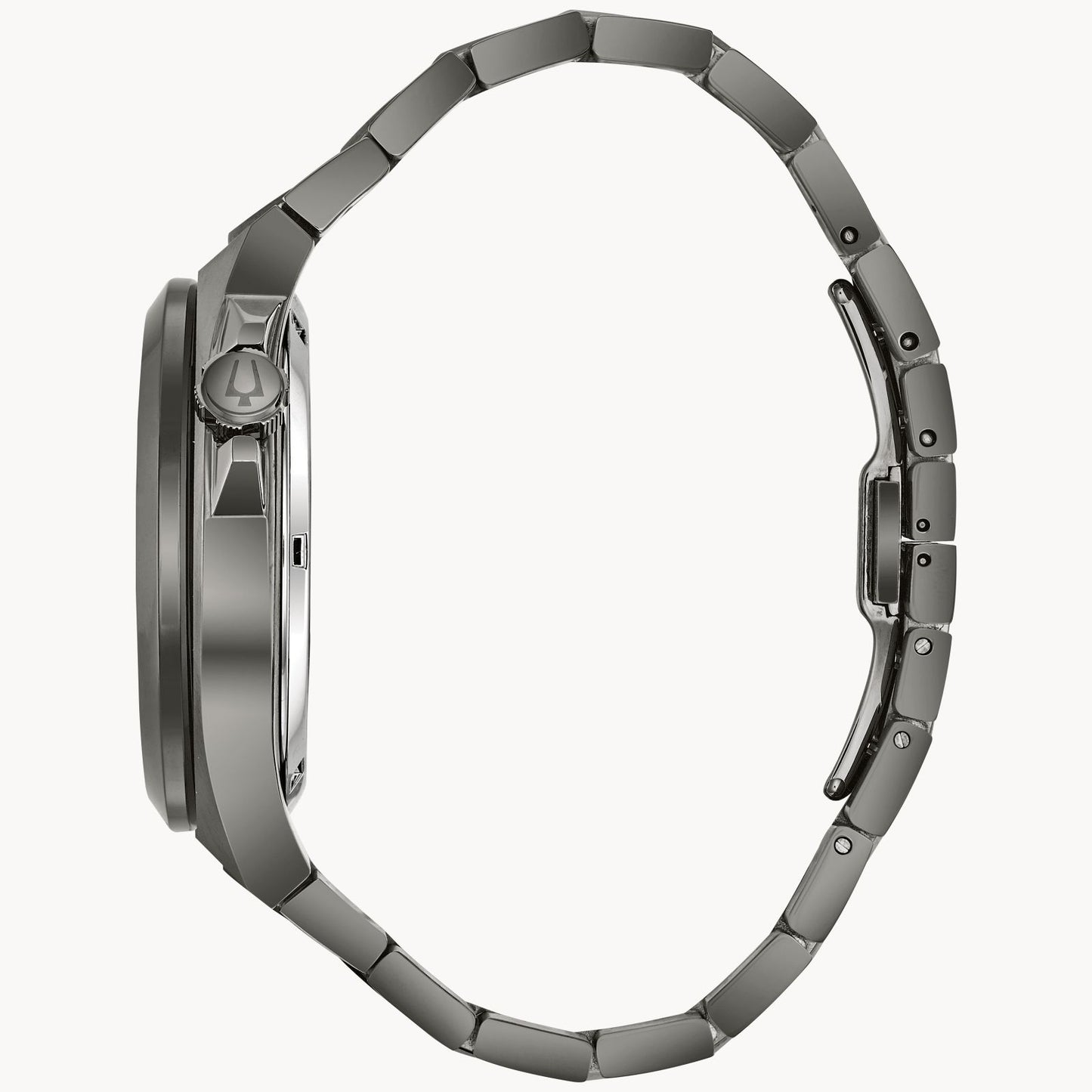 Reloj Bulova Máquina gris metálico