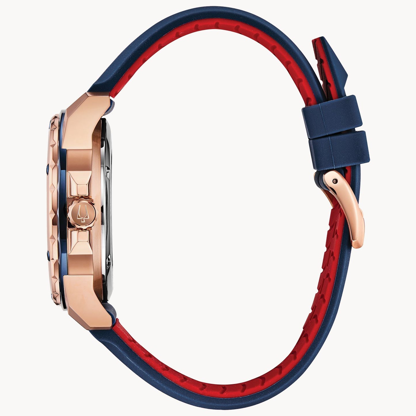 Reloj Bulova Marine Star Serie A, Azul en oro rosa