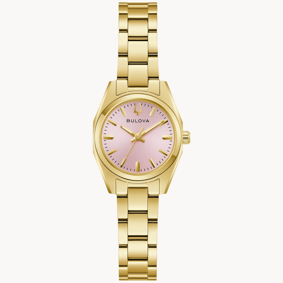 Reloj Bulova Surveyor dorado rosa