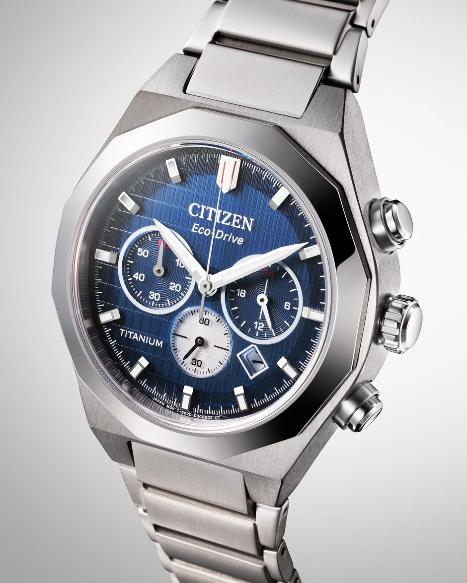 Reloj Citizen Zenshin Senkei Super Titanio azul