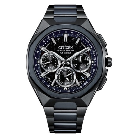 Reloj Citizen Attesa Super Titanio azul gris