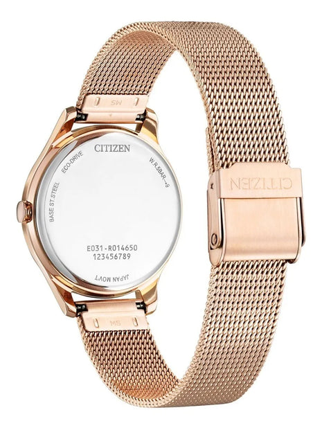 Reloj Citizen Weekender madre perla oro rosa