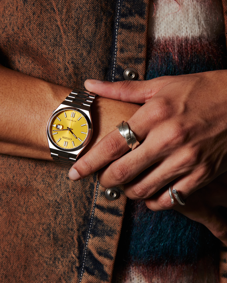 Reloj Citizen Tsuyoss amarillo