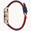 Reloj Bulova Marine Star Serie A, Azul en oro rosa