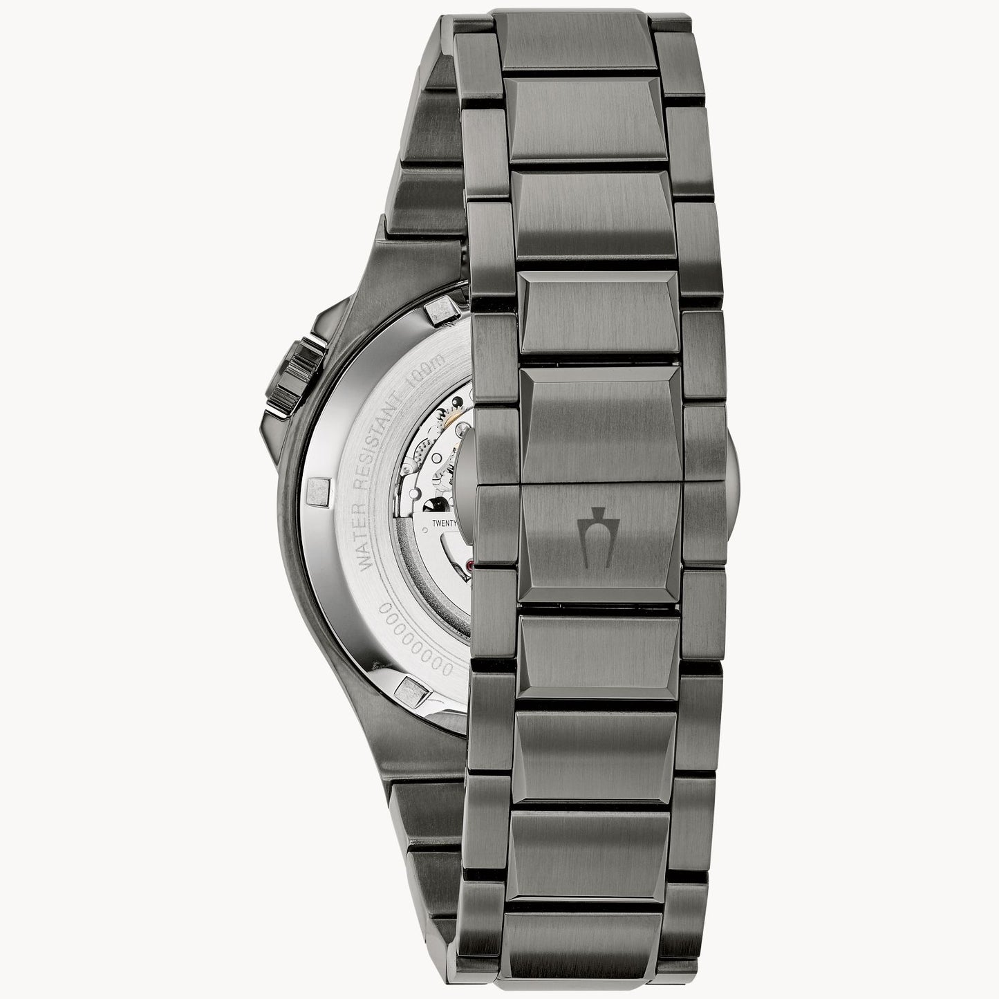 Reloj Bulova Máquina gris metálico