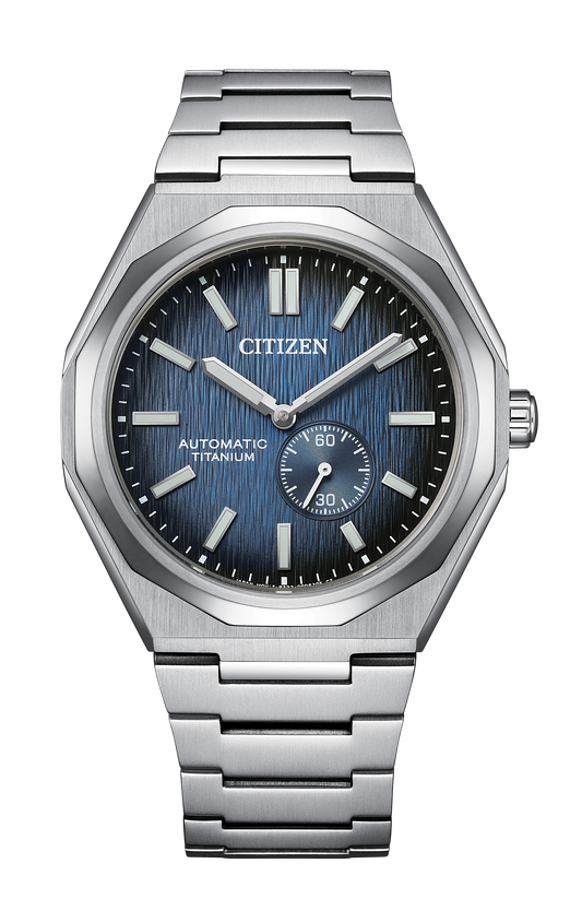 Reloj Citizen Zenshin 60 Mechanical Super Titanio azul