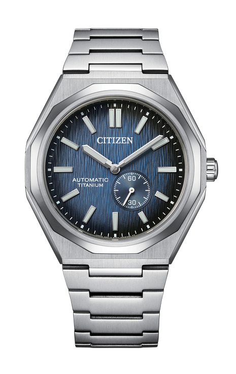 Reloj Citizen Zenshin 60 Mechanical Super Titanio azul