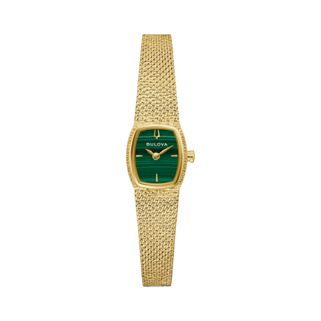 Reloj Bulova Goddess of Time malachite