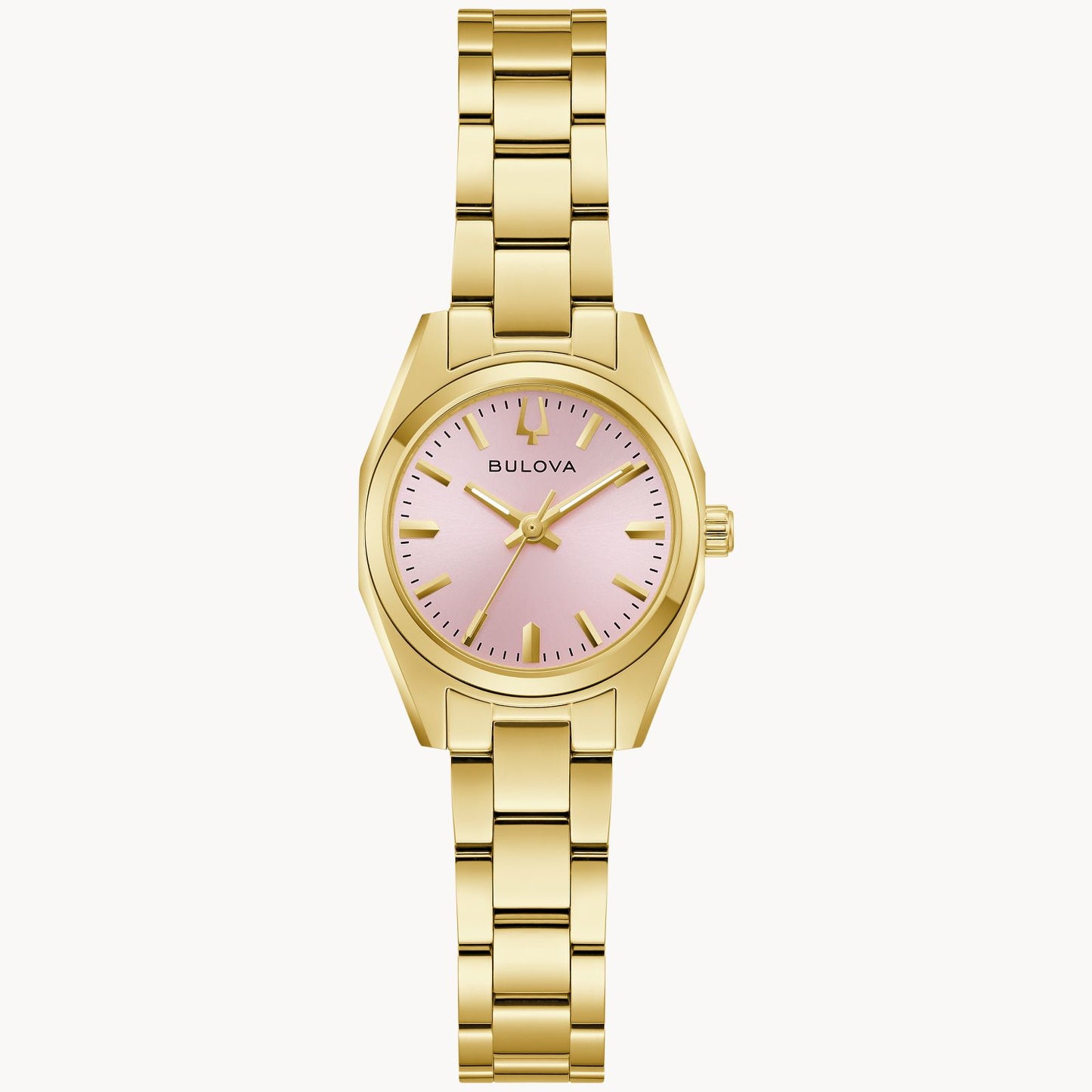 Reloj Bulova Surveyor dorado rosa