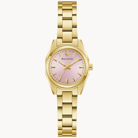 Reloj Bulova Surveyor dorado rosa