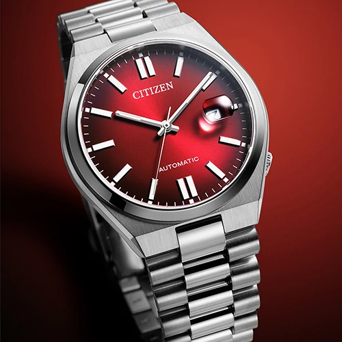 Reloj Citizen Tsuyosa rojo burdeos