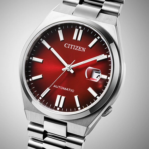 Reloj Citizen Tsuyosa rojo burdeos