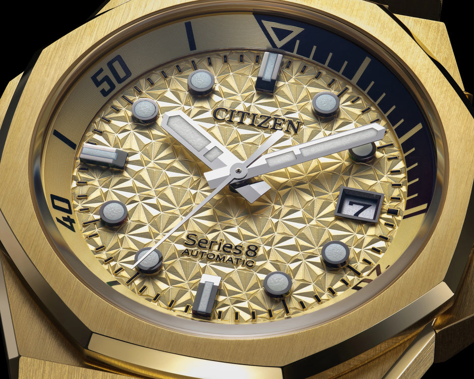Reloj Citizen Series8 890 "City Lights" dorado Ed. Limitada