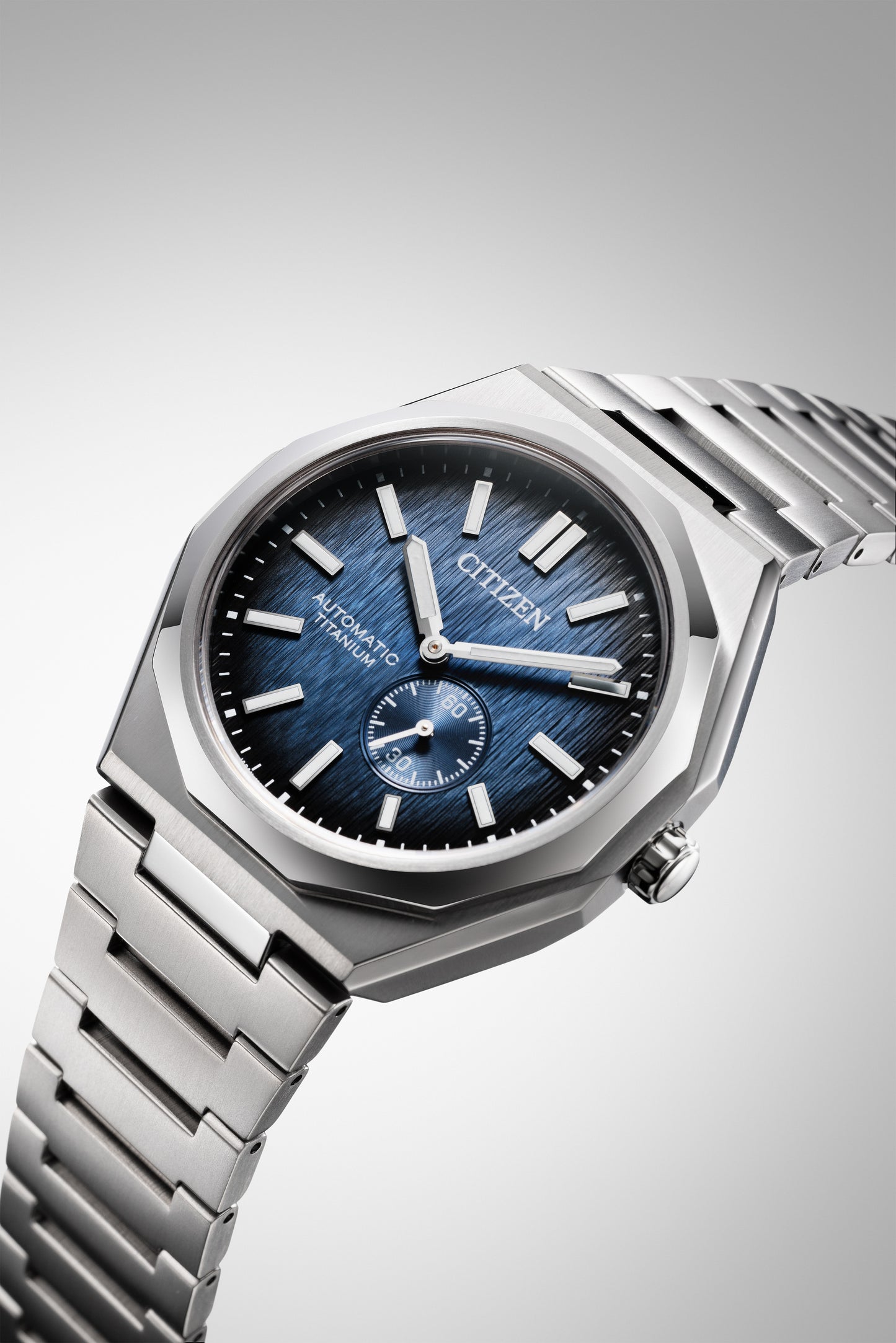 Reloj Citizen Zenshin 60 Mechanical Super Titanio azul
