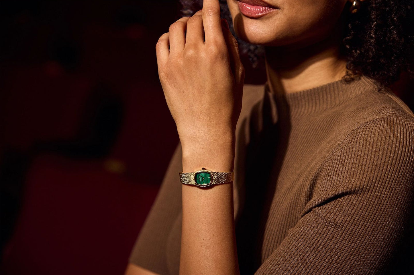 Reloj Bulova Goddess of Time malachite