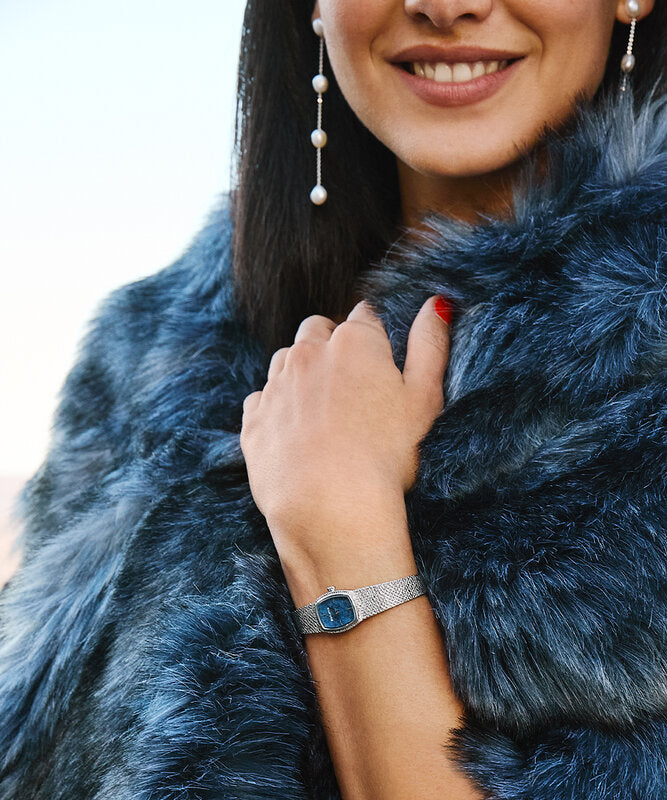 Reloj Bulova Goddess of Time sodalita azul
