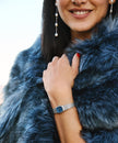 Reloj Bulova Goddess of Time sodalita azul